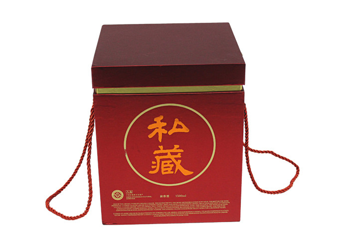 OEM Corrugated Packaging Box With Handle FSC ISO certificate