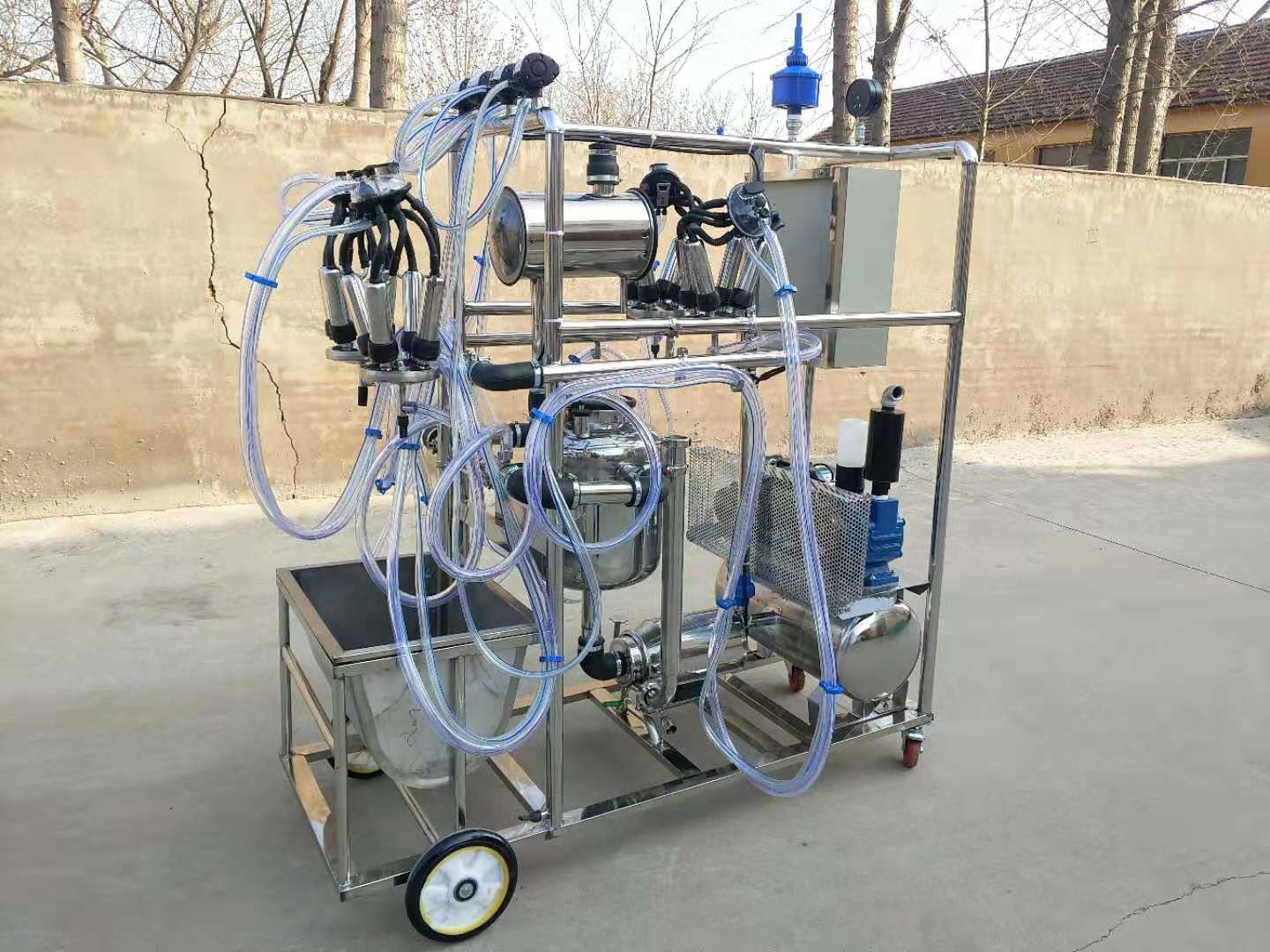 HL-JN03C Portable Milking Parlor with Milk Receiver Group and Washing System