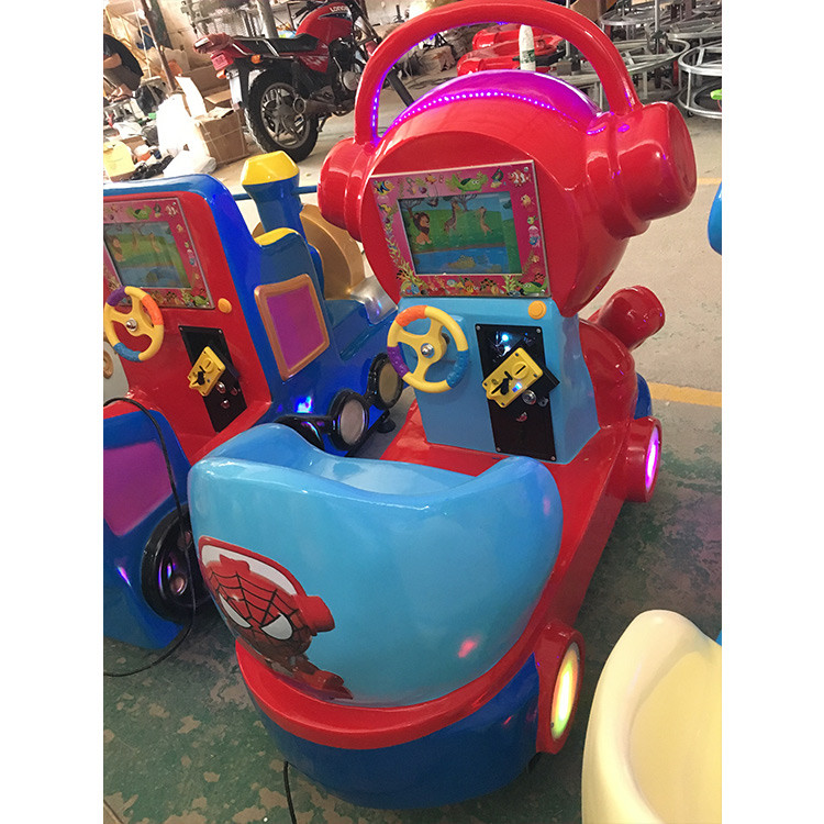 Spider Man Supermarket Children'S Coin Operated Rides / Kids Ride On Cars