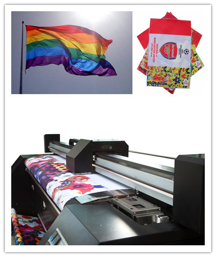 Epson DX7 Printhead Sublimation Flag Printing Machine For Double Side Fabric