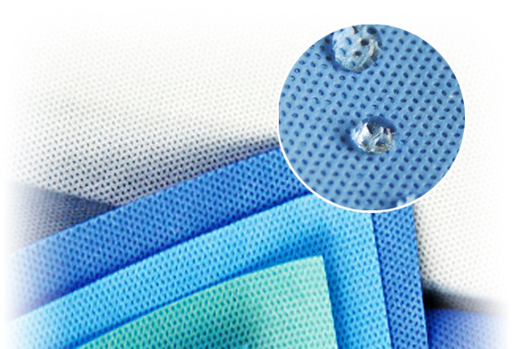 PP Hydrophobic SMS Non Woven Fabric Water Resistance SGS Certification