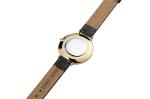Interchangeable Black Female Watches Leather Strap With Japan Movement