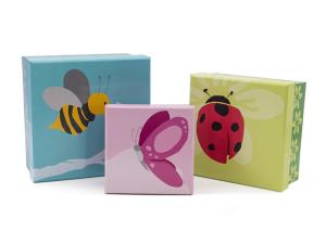 Quality Exquisite CMYK Custom Size Gift Boxes Fashionable Appearance OEM Service wholesale
