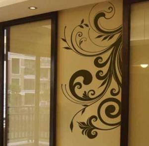 Quality Nontoxic Large Removable Wall Flower Stickers G203, /Design Wall Sticker /Decal Wall Stickers /Floral Wall Stickers wholesale
