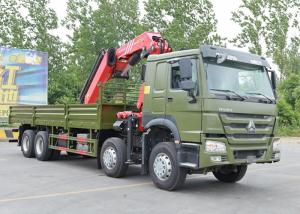 Quality 8X4 420HP 12 Wheels 40t 50t Sinotruk Howo Truck With SANY Hydraulic Crane wholesale
