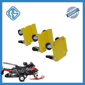 Quality 1500lbs Snowmobile Moving Wheels 3 Inch Rubber Load Snowmobile Dolly Casters wholesale