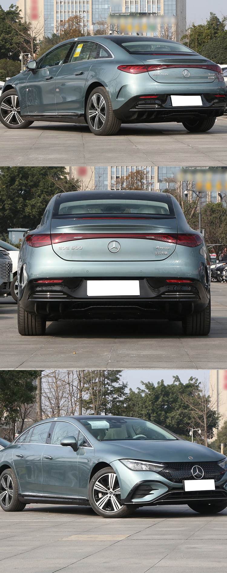 2025 Mercedes Benz EV Sedan EQE 500 4MATIC Electric Car New Energy 5 Seating