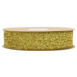 25mm Shinny Glitter Velvet Ribbon Dyed Olive Green Velvet Ribbon