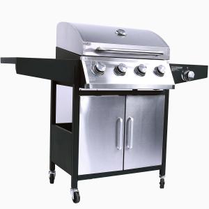 Quality Customized Logo Acceptable 4 1 Stainless Steel Grill Propane BBQ Gas Grill for Patio Garden wholesale