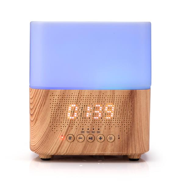 Cheap Home 300ML Wood Grain Ultrasonic Bluetooth Aroma Diffuser for sale