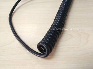 Quality UL2517 Mobile Machinery PVC Curl Spiral Cable wholesale