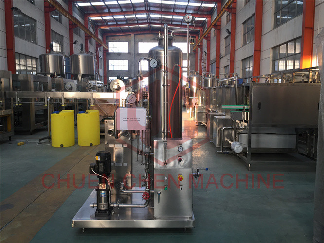 Liquid Glass Bottle Filling And Capping Machine for CO2 Carbonated Drink