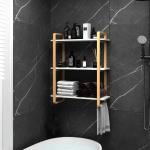 Wooden Wall Mount Painting Storage Shelf White For Bedroom Living Room Office