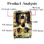 PR400 Hunter Trail Camera 1080p Waterproof CMOS 15m Wildview Game Cam