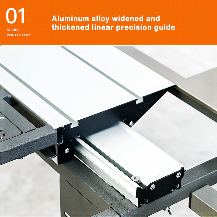 Melamine Sliding Table Panel Saw 5.4KW Portable Wood Cutting Machine