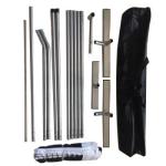 Regulation Size Outdoor Portable Pickleball Nets Metal Posts With Carrying Bag