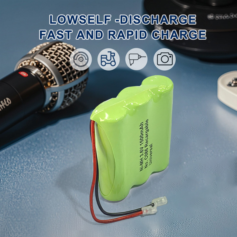 ODM Ni Mh Aa1500mah 3.6 V HR6 Nickel Metal Hydride Battery Pack