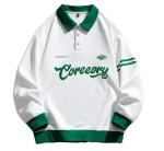 Small Quantity Clothing Manufacturer Men'S Retro Lapel Pullover Long Sleeve 100%