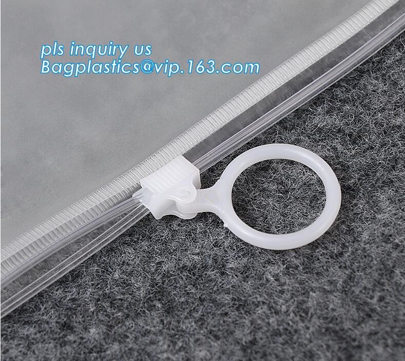 promotional bag clear slider k pvc bag, slider k pvc travel cosmetic bag, k bags gusset pvc plastic ba