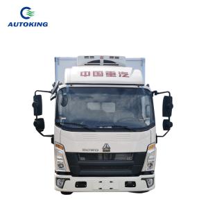 Quality SINOTRUK 4*2 Freezer Truck Frozen Food Transport Chiller Van wholesale