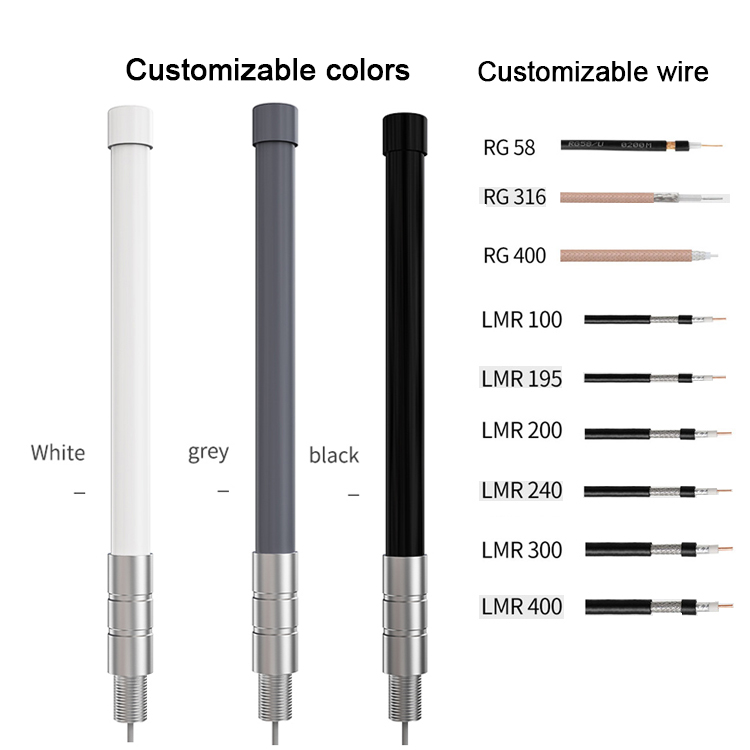 High Gain 2.4/5.8g Drone Fiberglass Antenna with VSWR≤1.50 0.02f and Waterproof Design