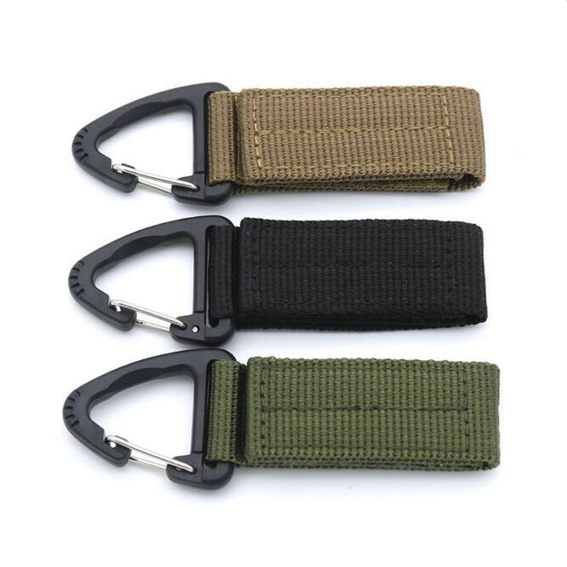 Nylon Carabiner Keychain Strap Keyring Holder