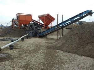 Quality Industrial Sand Washing Plant Flexible Design Small Sand Washing Machine wholesale
