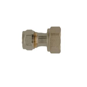 Quality F M Brass Compression Fittings Straight Brass Fitting High Strength Locknut wholesale
