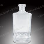Square 750ML Small Whiskey Bottles For Luxury Liquor