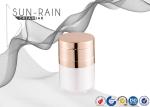 15ml 30ml Acrylic cosmetic cream jars ABS collar gold round bottle cream jar SR