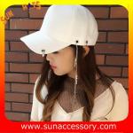 QF17016 Sun Accessory customized wholesale baseball caps and hats for ladies