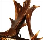 Moose antler chandelier Lighting Fixtures With lampshade (WH-AC-29)