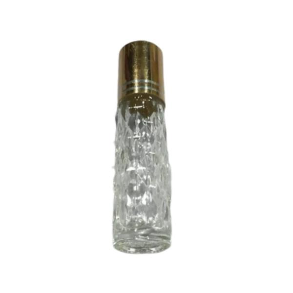 25.4mm Small Clear Essential Oil Bottles Plastic Solid Roller Ball FDA