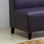 Patio Luxury Commercial Booth Seating Office L Shaped Restaurant Booth Private