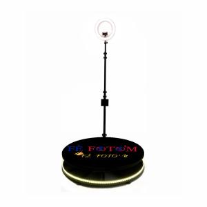 Quality LED 360 Photo Booth Machine Automatic Spinning Platform With Right Light wholesale