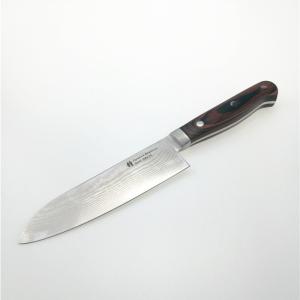 Quality Durable 5 Inch Santoku Damascus Kitchen Knives , Japanese Kitchen Knives wholesale