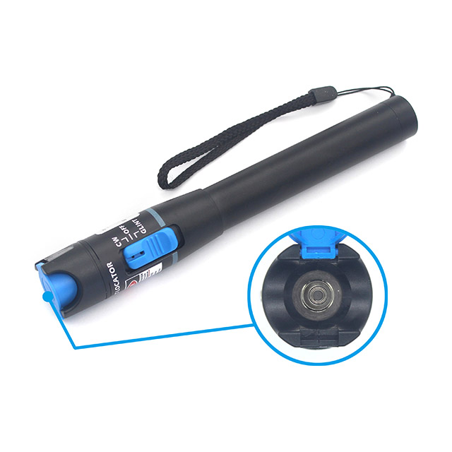 VFL Optical Red Light Laser Rotary Pen Fiber Visual Fault Locator AA * 2 Power Supply