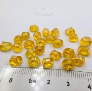 Quality 0.5-6ct Synthetic uncut diamond Yellow Hpht Rough Diamonds Synthetic Rough Uncut Diamond Price Per Carat lab grown diamond for jewelry yellow rough wholesale