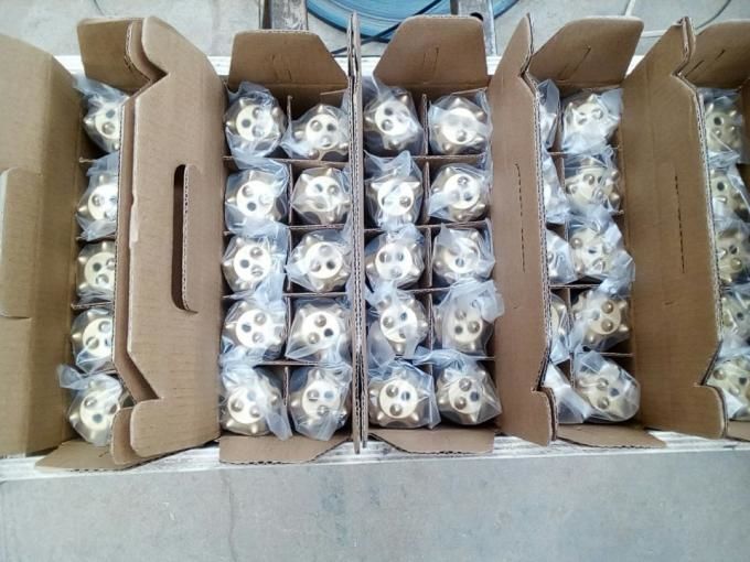 H22 H25 Granite Masonry Tapered Drill Button Bit Increased penetration rate