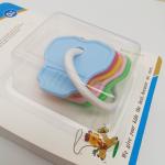 Non Toxic 3 Month PP Ring Baby Teether Keys