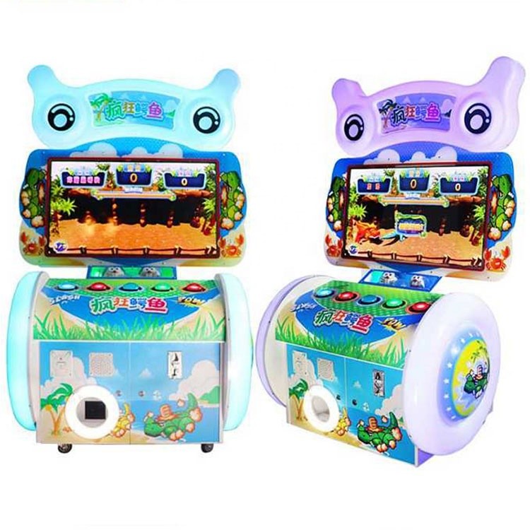 Video Arcade Ticket Redemption Machine Crazy Crocodile Kids Gun Shooting Game