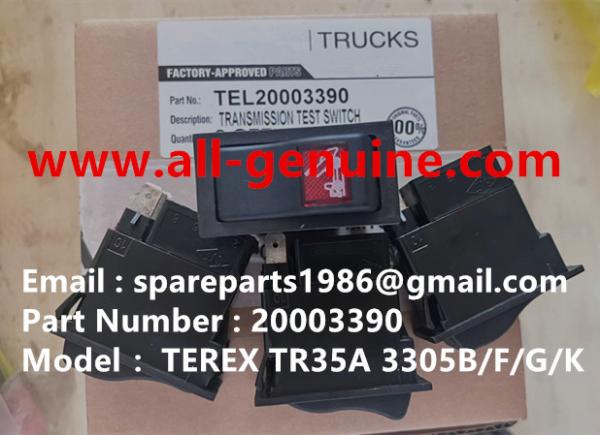 20003390 TEREX TR50 TR60 TR70 TR100 TR45 3305F 3305B TR35A RIGID DUMP TRUCK