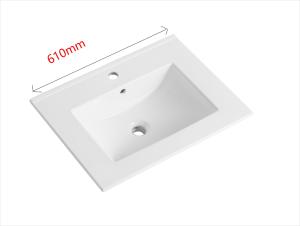 Quality Chaozhou Cheap Price AC8003-60 Top Quality Sanitary Ware Bathroom Sink Wash Basins Cabinet Sinks wholesale