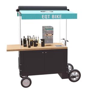 Quality 4500W Mobile Fast Food Tricycle Drink Vending Cart wholesale