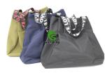 Recycled Large Capacity Tote Bag , Long Handle Promotional Reusable Bags