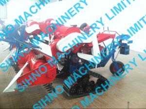 Quality 4L-0.7 mini paddy combine harvester with crawler wholesale