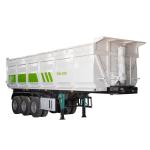Steel Tipper Trailer Dump Semi Truck Trailer 60t Load Capacity
