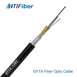 Quality GYTS GYTA GYFTY G652D Single Mode Armoured Fiber Optic Cable 2 - 288 Core wholesale