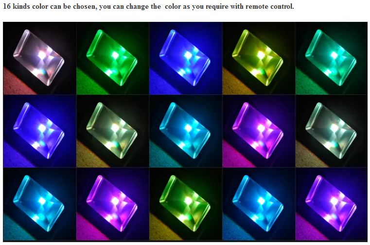 10w 20w 30w Outdoor LED Flood Lights , IP65 RGB LED Flood Lights Weather Proof