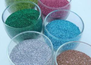 Quality Colorful Shinty Hexagon Glitter Powder Non - Toxic Top Grade For Dye Fabric wholesale